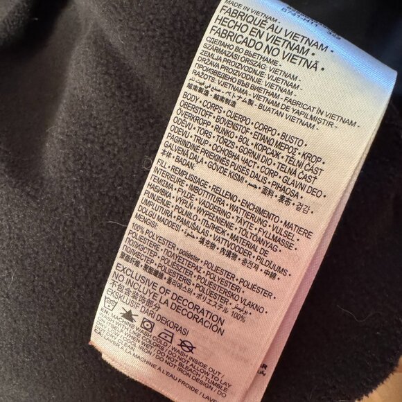 Jordan Iridescent Gold Puffy Jacket Size Medium Fleece Lined - Picture 12 of 12